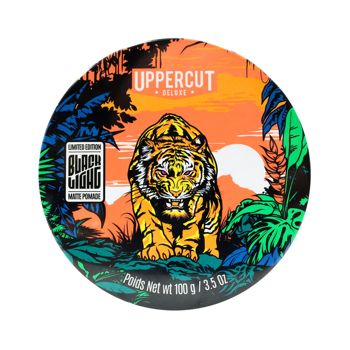 Black Light Matte Pomade Tin Lid