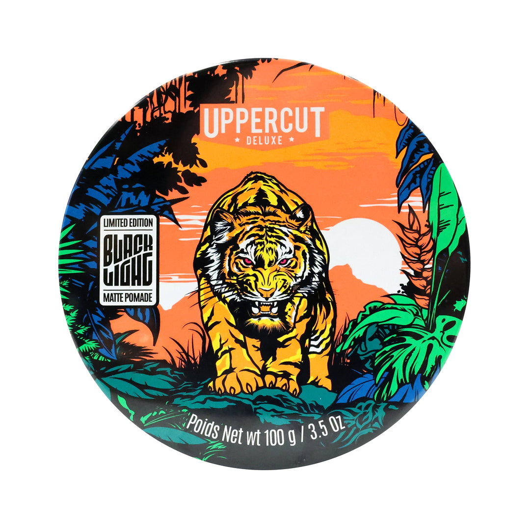 Black Light Matte Pomade Tin Lid