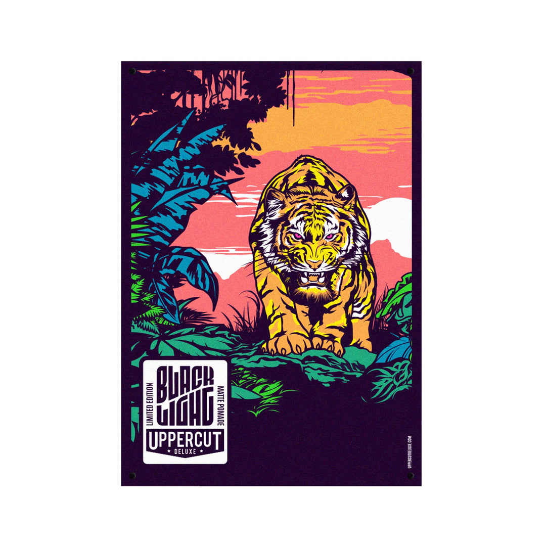Black Light Matte Pomade Velvet Poster